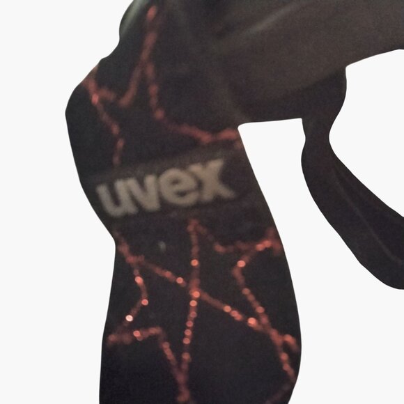 Uvex Goggles Ski Snowboard Black Red Adjustable Strap Winter Snow Sports - Picture 10 of 10